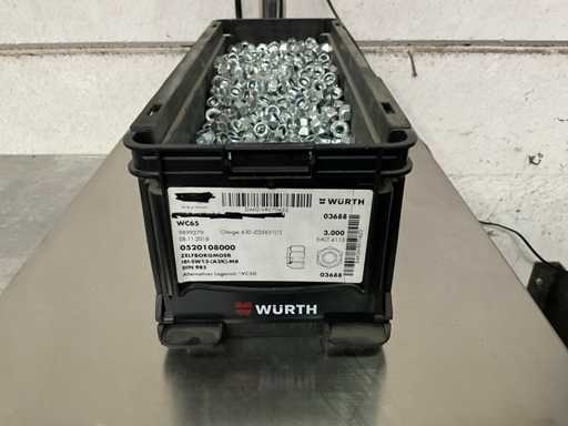 Würth 14.30 kg Nakr?tka samozabezpieczaj?ca M8 w pude?ku sztaplowanym