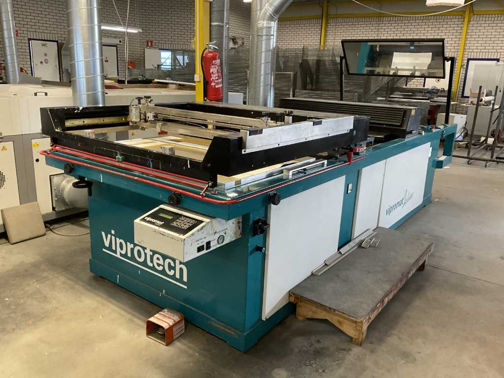 Viprotech Inline Screen Printing Machine, 3/4 Automatic