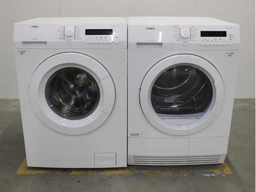 Pralka AEG Lavamat Protex oraz suszarka AEG Lavatherm Protex