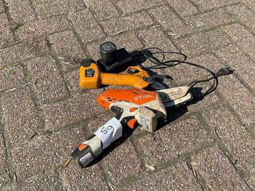 Accu tuingereedschap (2x)