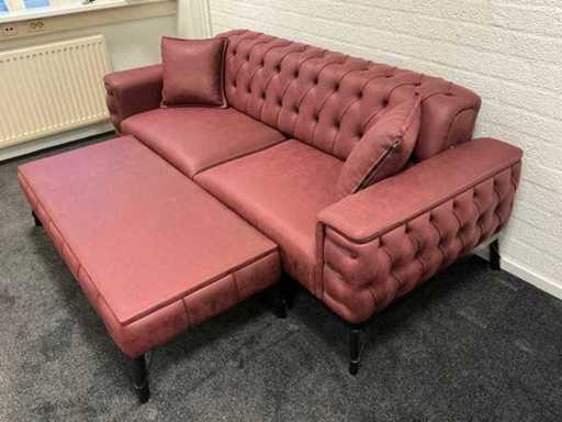 Chesterfield - Bankstel 220 cm