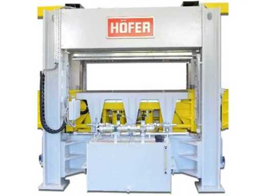 Foreclosure auction of Fusiemachine with 4 lift tables and hydraulic press Höfer due to bankruptcy Rein4ced
