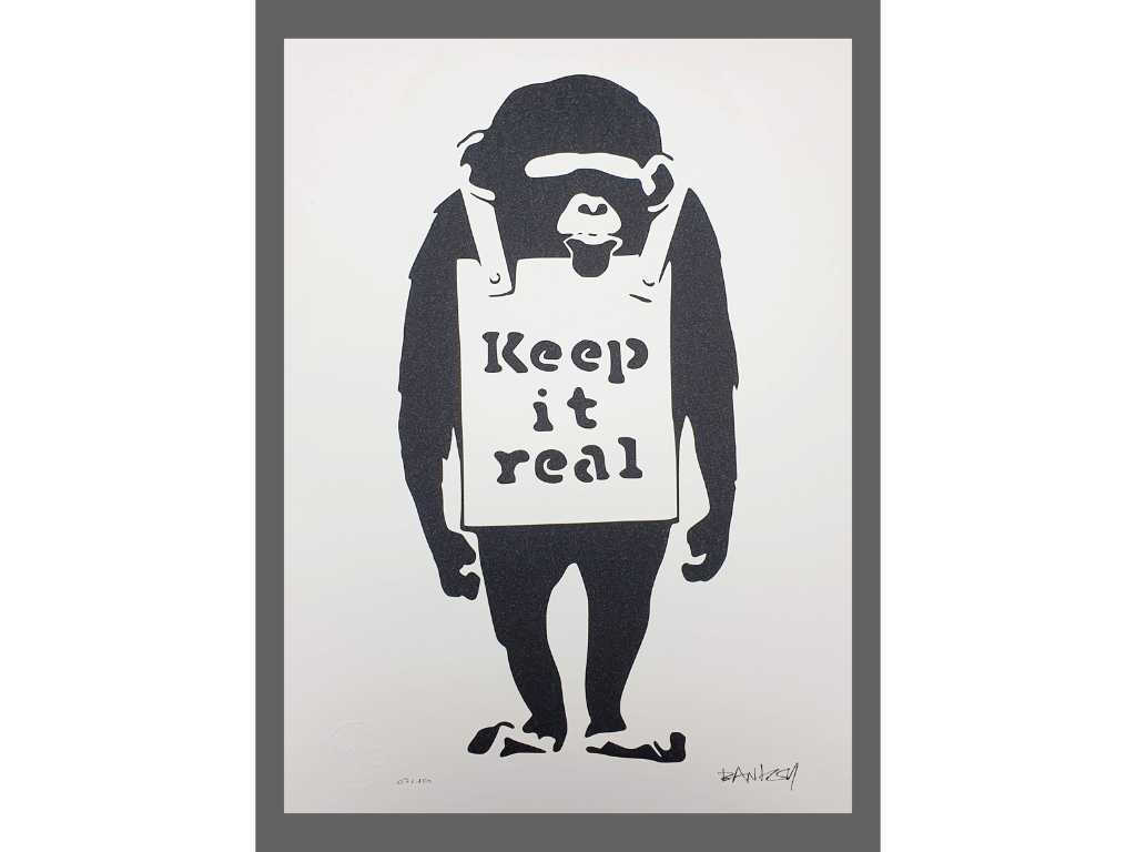 Banksy - Keep it real - Lithographie