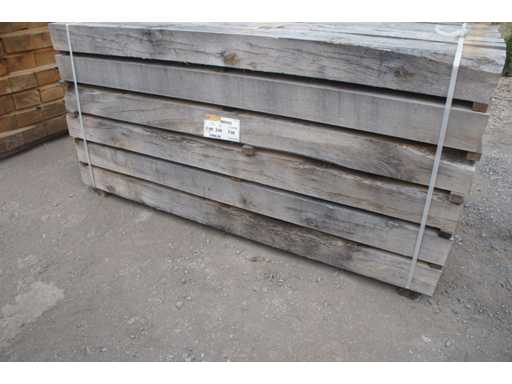 0,86 m³ Grinzi industriale din stejar 130x220