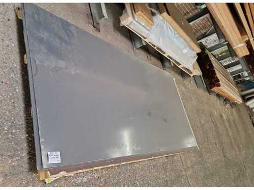 DEBO - Pannelli Trespa antracite/grigio RAL 7016 3050x1300x6 mm (2x)