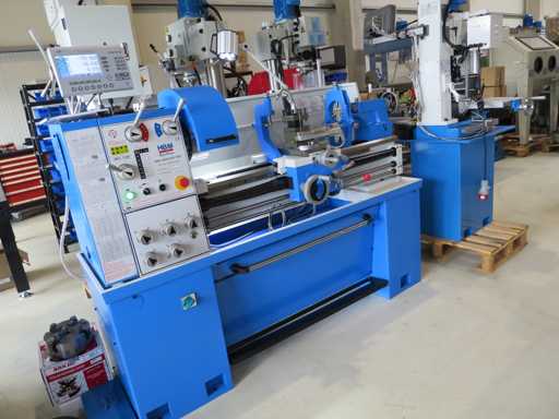 HBM 400 x 1000 DRO Lood en Trekspindel Draaibank