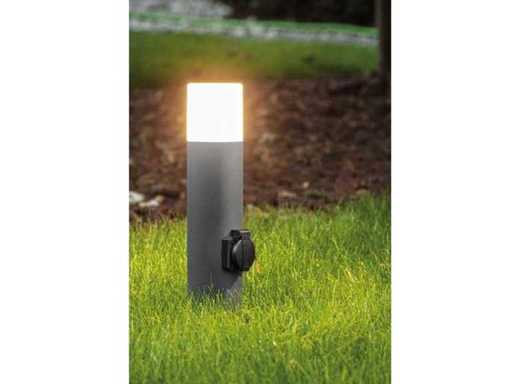 6 x Cortona 40 Schuko buiten lamp zwart