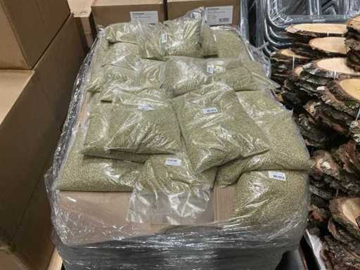 Partia zboża 2-3 mm z żółtego złota 5 kg na worek (135x)