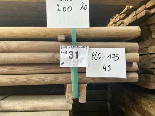 Grenen plank (49x)