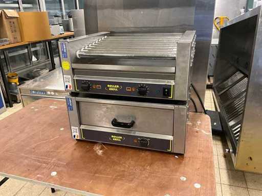 Chauffe-saucisses et tiroir chauffant Roller Grill RG 9B