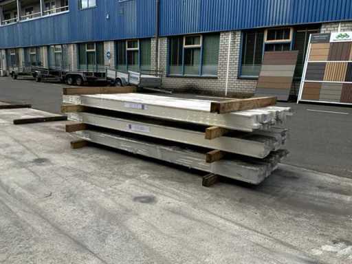 Hardhouten Opdek Kozijn 231,5x11,5x5,6 cm (15x)