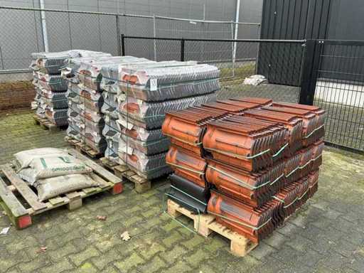 Lotto di tegole Nibra per tetto