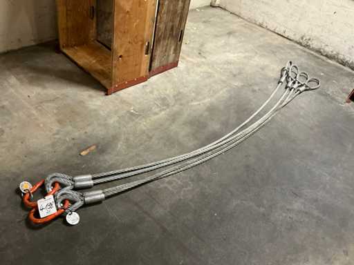 Lifting wire ropes 2-fold (2x)