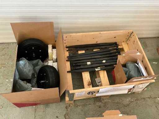 Several machine parts