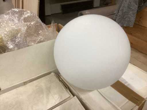7 pezzi Honsel 58471 Sfera per lampada da tavolo vetro bianco opal opaco 30cm