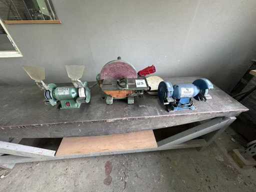 Grinding and sanding machine