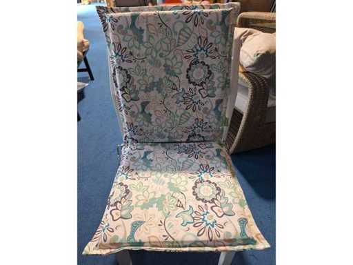 2 coussins de chaise neufs - 100X45cm - Imprimé floral