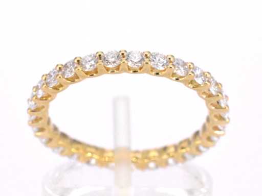 Bague d’alliance en or diamant brillant