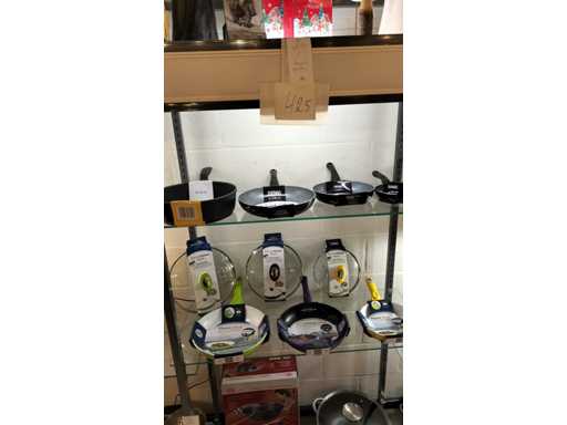 Gsw/Ssw Braadpan (7x) + glazen deksels