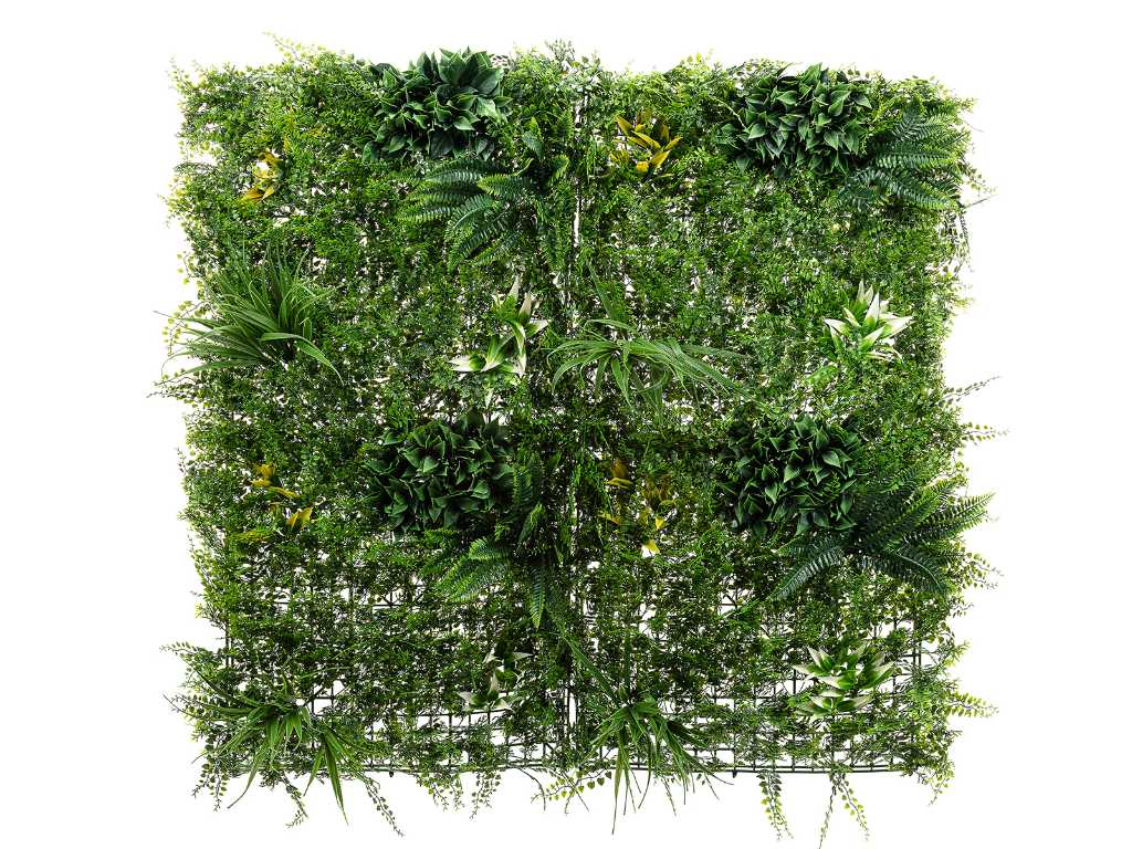 40 m² Haie artificielle Evergreen - 100 x 100 cm