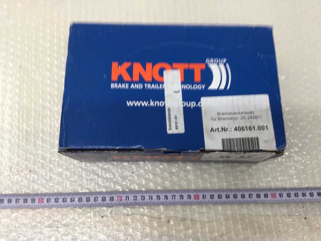Knott - 406161 pentru frâne 20-2426/1 - Set saboți de frână - Various