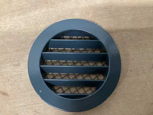 NEDCO 627.014.25V Aluminum louvered grille gray (10x)