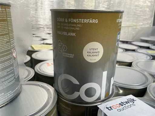 Peinture extérieure Col.r Chalk White 1000 ml (213x)