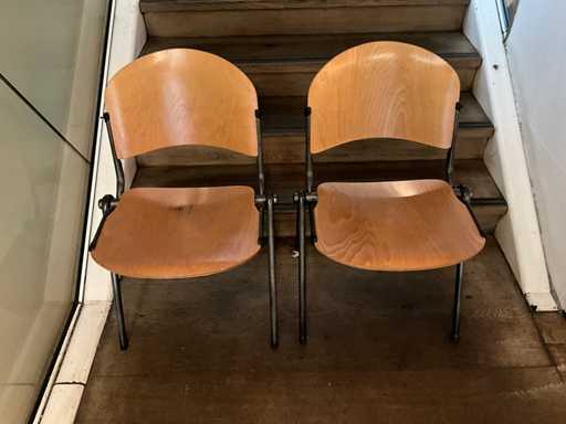 Sedia da scuola impilabile (4x)