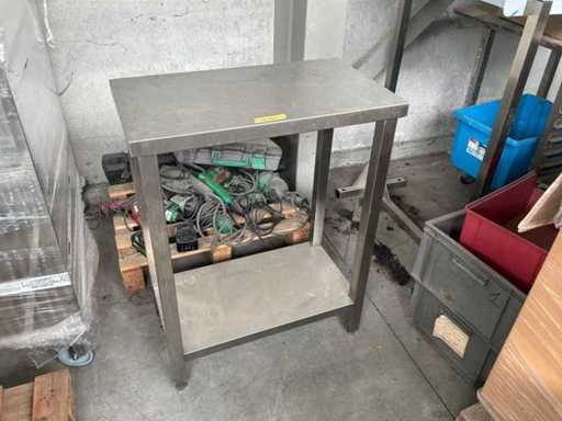 Tavolo da lavoro in acciaio inox