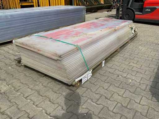 Exolon - Feuille de polycarbonate 3000x980x18mm (20x)