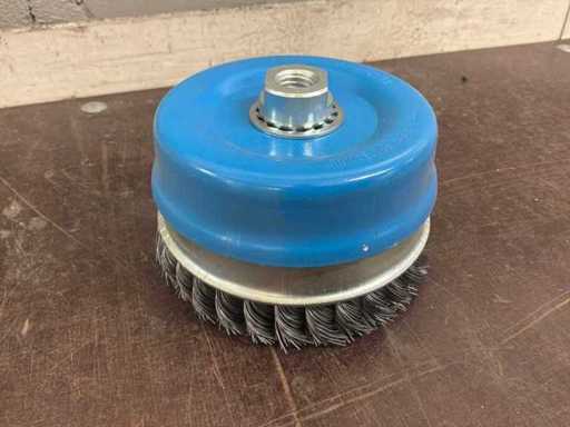 Promat Komborstels gegolfd staaldraad 120 x M14 draaddikte: 0,5 mm