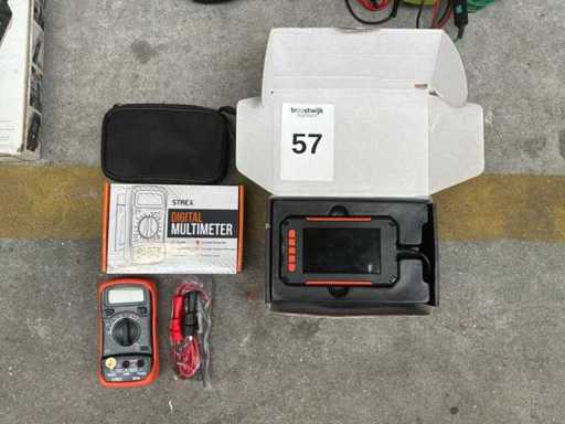 Kamera inspekcyjna i multimetr