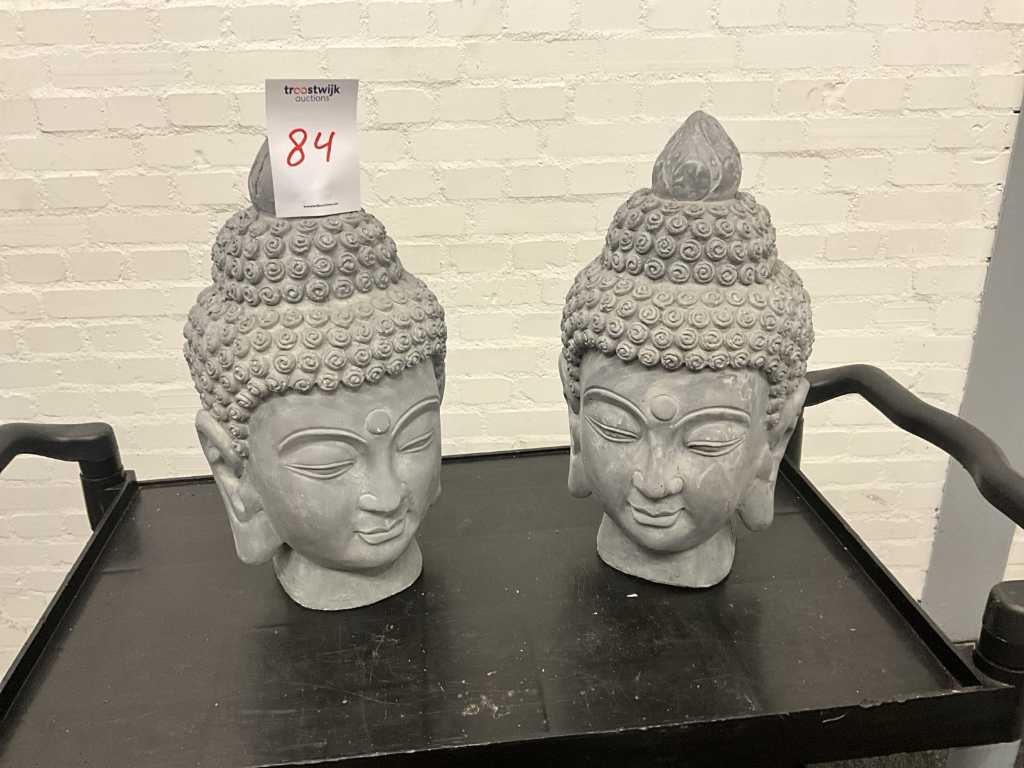Buddha head (2x)