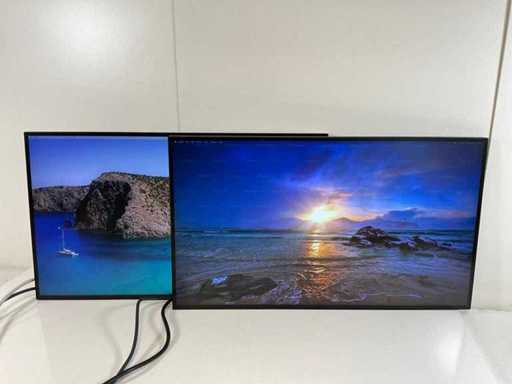Lenovo (P27h-20) 27”, 2560x1440 (QHD) IPS Monitors (2x)