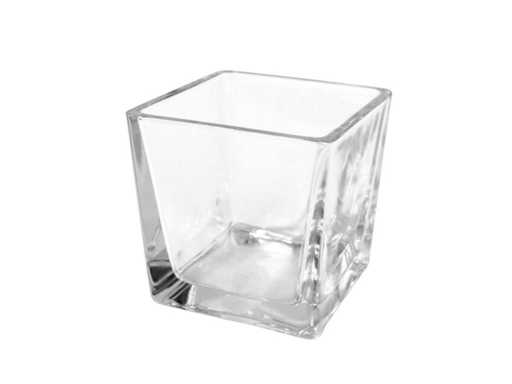 Quadrato di vetro Lagos L12xL12xH12cm (606x)
