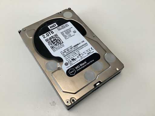 WD Black 2.0TB SATA Interne hardeschijf