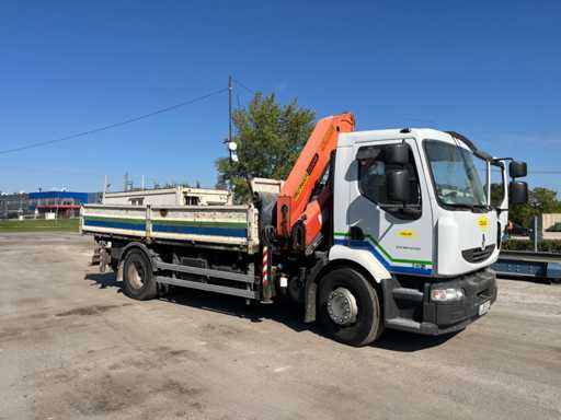 RENAULT - MIDLUM 240.18 - Vrachtwagen met PALFINGER kraan - 2008
