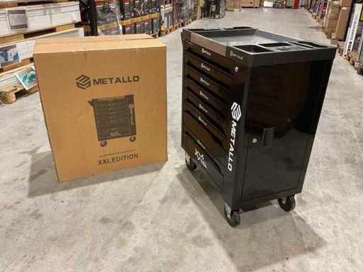 Metallo Meta-7HS6G-2 EVA-BLACK Carrello Utensile