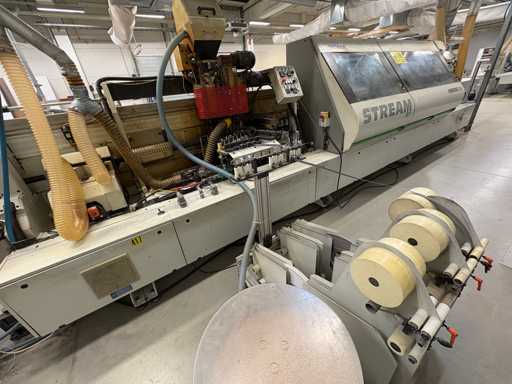 BIESSE EDGE STREAM B1 8.0 Bander à bord simple avec boomerang Ligmatech (2004)