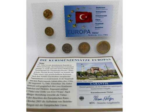 Circulation Coin Set – Turkish Lira – Turkey
