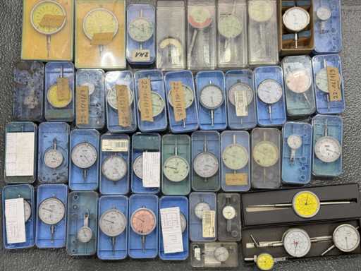   Lots of dial gauges