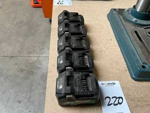 Bateria HiKoki 36V-18V (5x)