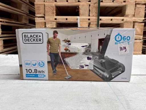 Nero + Decker 7.2V Scopa Cordless Litio, nero