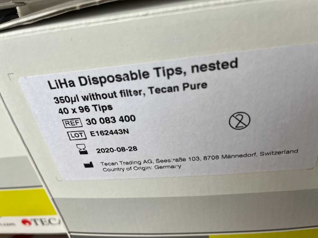 Tecan - LiHa Nested disposable conductive tips 350µl - Expendable