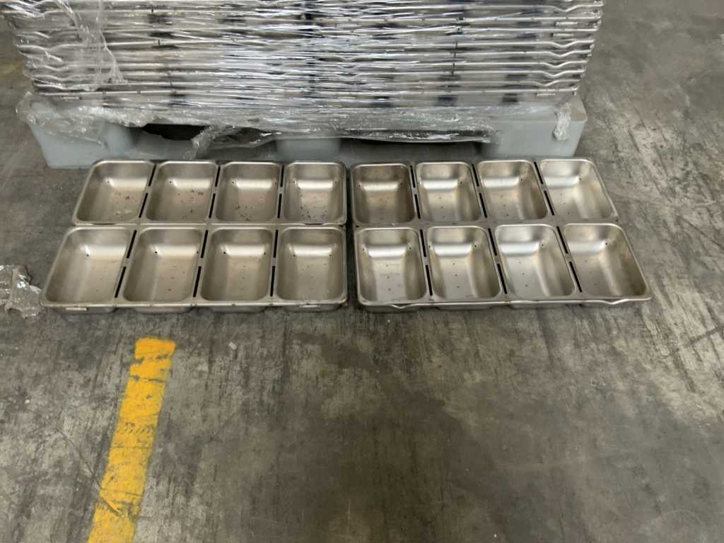 Batch of stainless steel filling molds