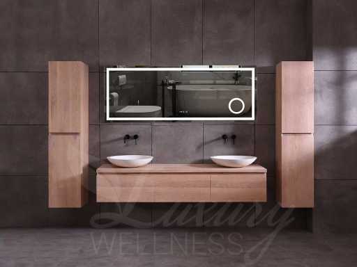 Mawialux ensemble de meubles de salle de bain en chêne 120, 150 ou 180cm (disponible en 3 coloris) 