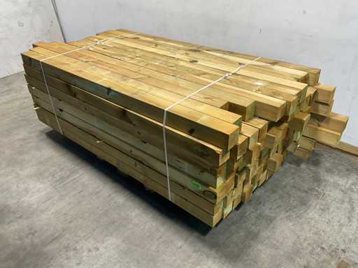 Gartenpfosten aus Kiefer imprägniert 240x11x11 cm (85x)
