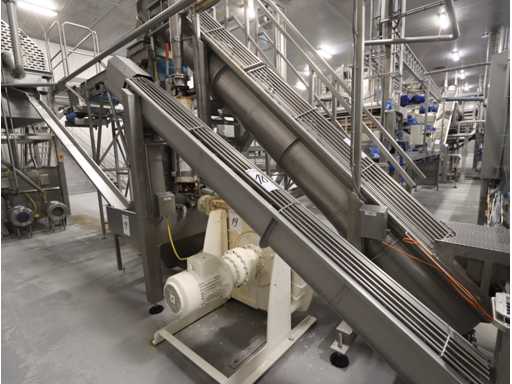 DTS RVS schroeftransporteur (3x)