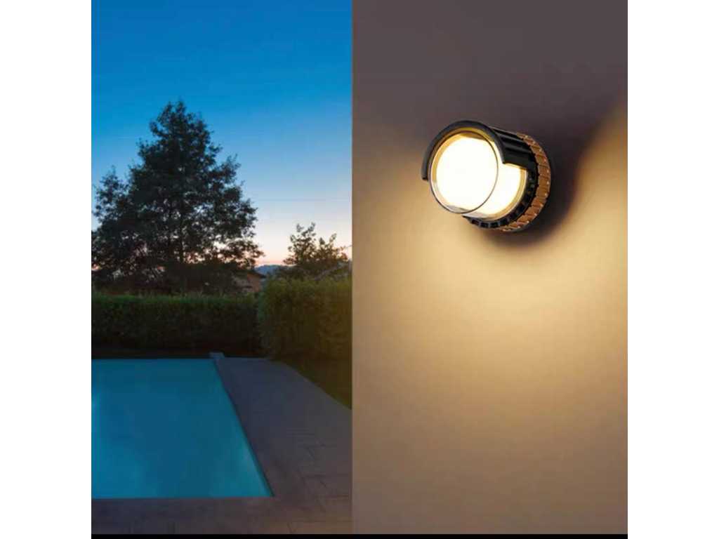 4 x Cylindrical Outdoor Wall Light IP65 7W LED (7109)