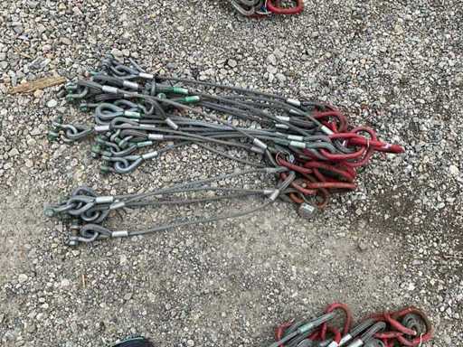 Appendiabiti per funi d'acciaio (5 volte)
